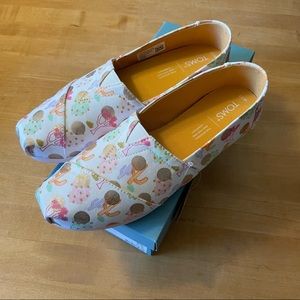 Toms Natural Desert Oasis Print Cactus Joshua Tree Alpargata NIB NWT 7.5